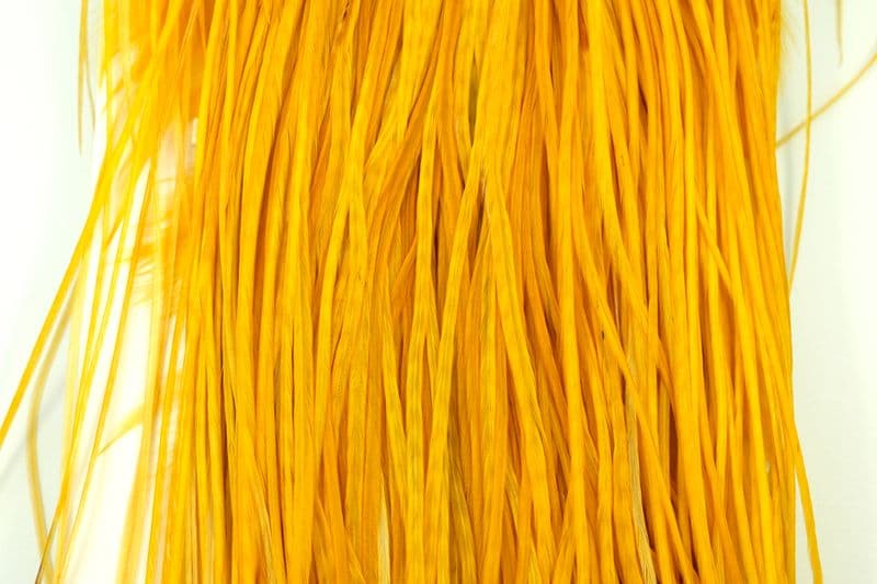 Whiting Silver Saddle White dyed Golden Straw view 1