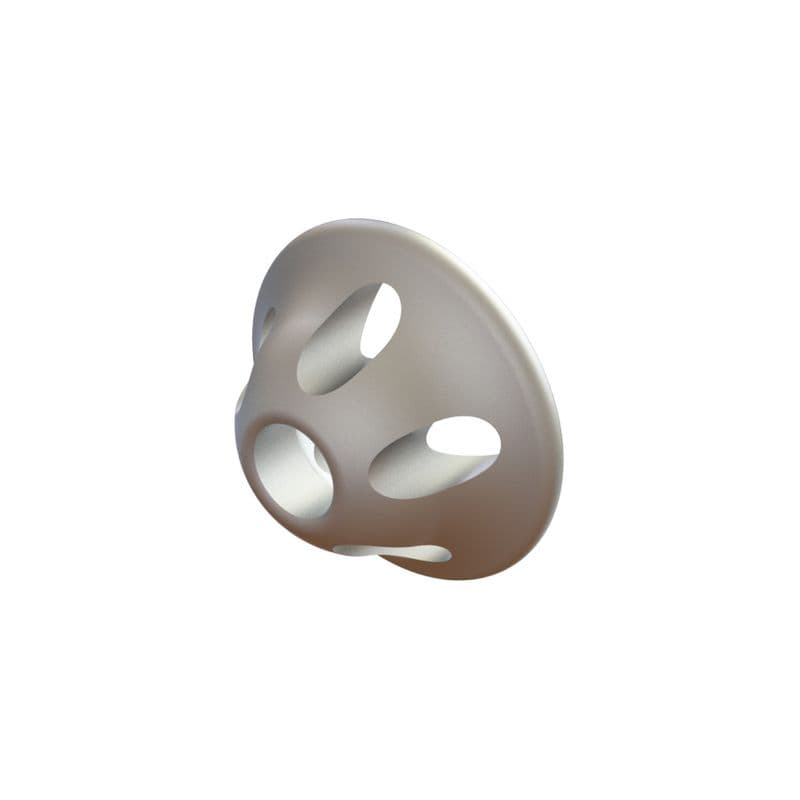 Soft Sonic Disc S 6mm Silver Met view 1