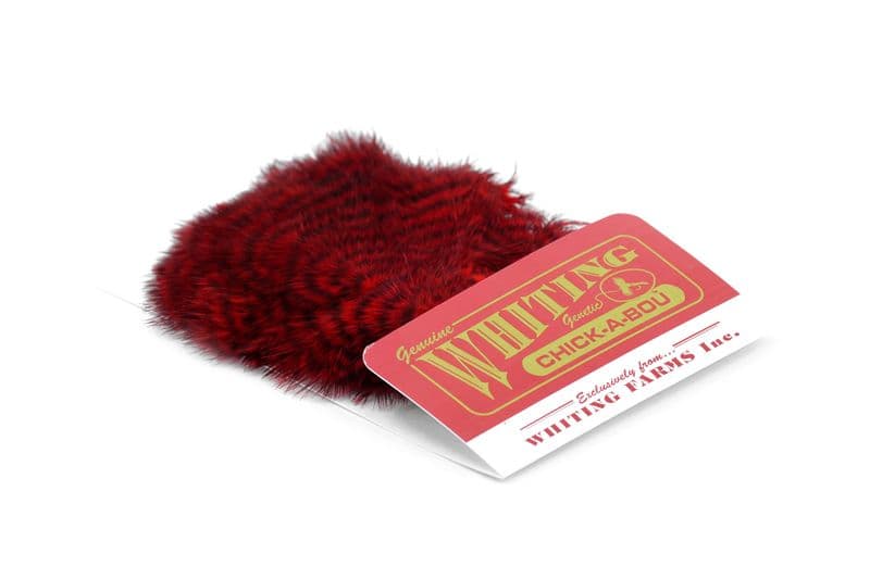 Chickabou Patch Grizzly dyed Red view 1