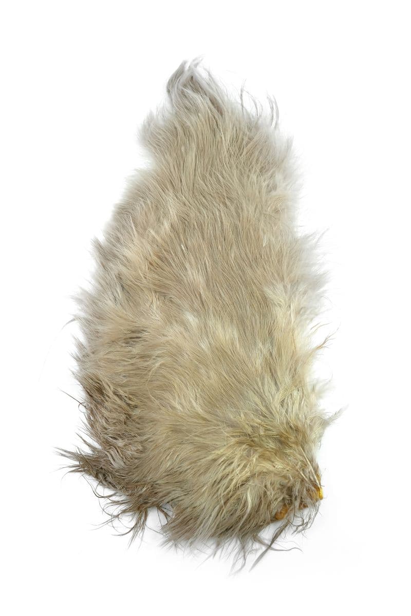 Mini Bird Fur White dyed Tan view 2