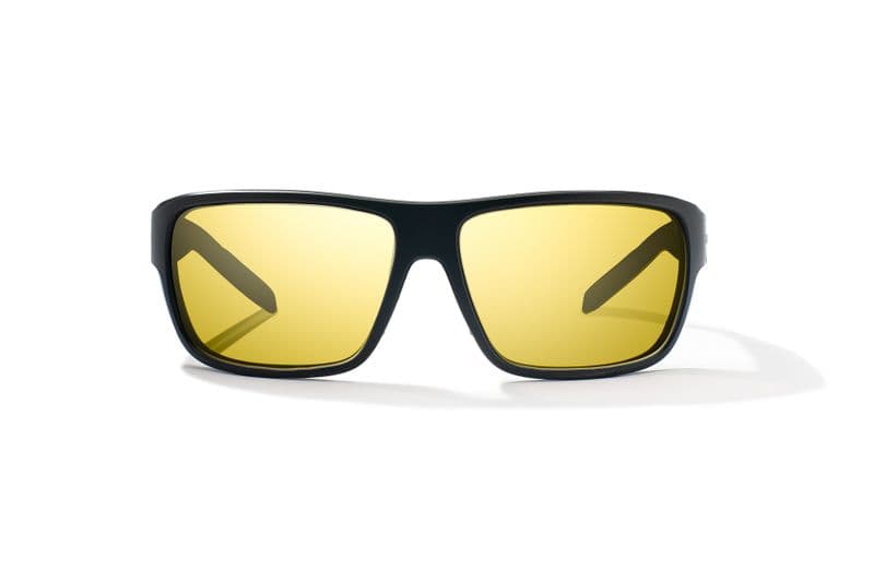 Rigolets Black Matte Yellow Mirror Glass