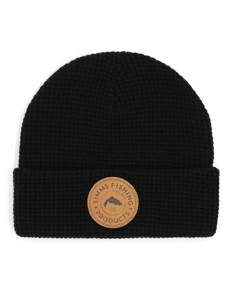 Everyday Waffle Knit Beanie Black view 2