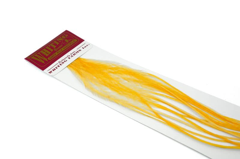 Whiting 100 Pk Size 16 White dyed Golden Straw view 3