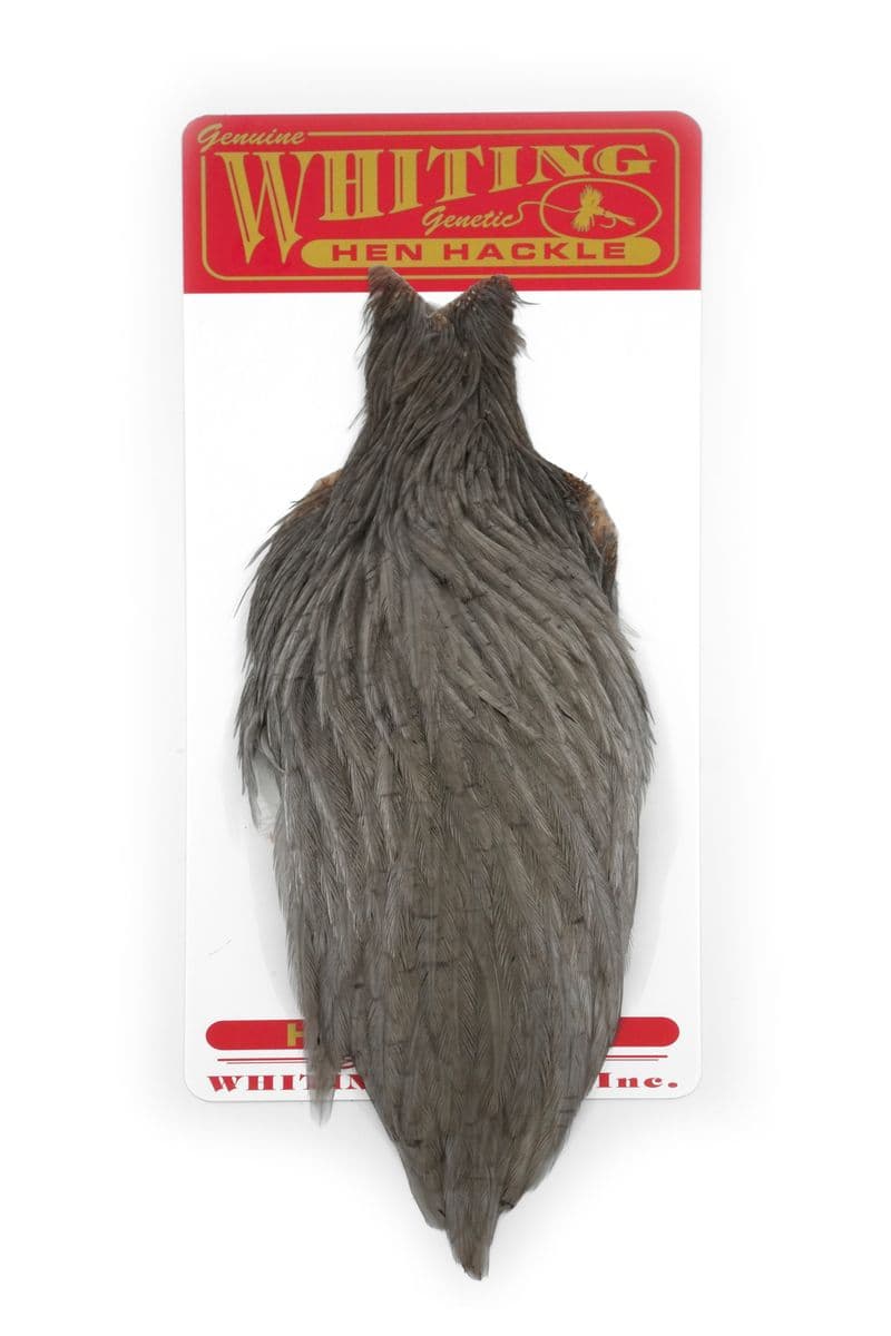 Whiting Hen Cape White dyed Medium Dun view 2