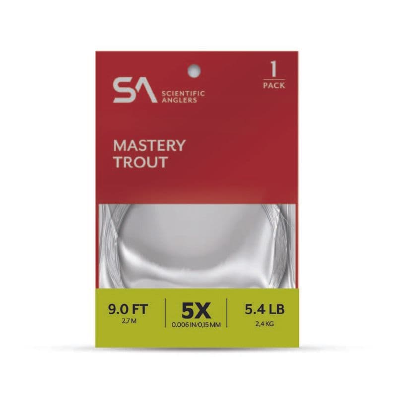 Mastery Trout Leader 9' 0X (0.28 mm) view 2