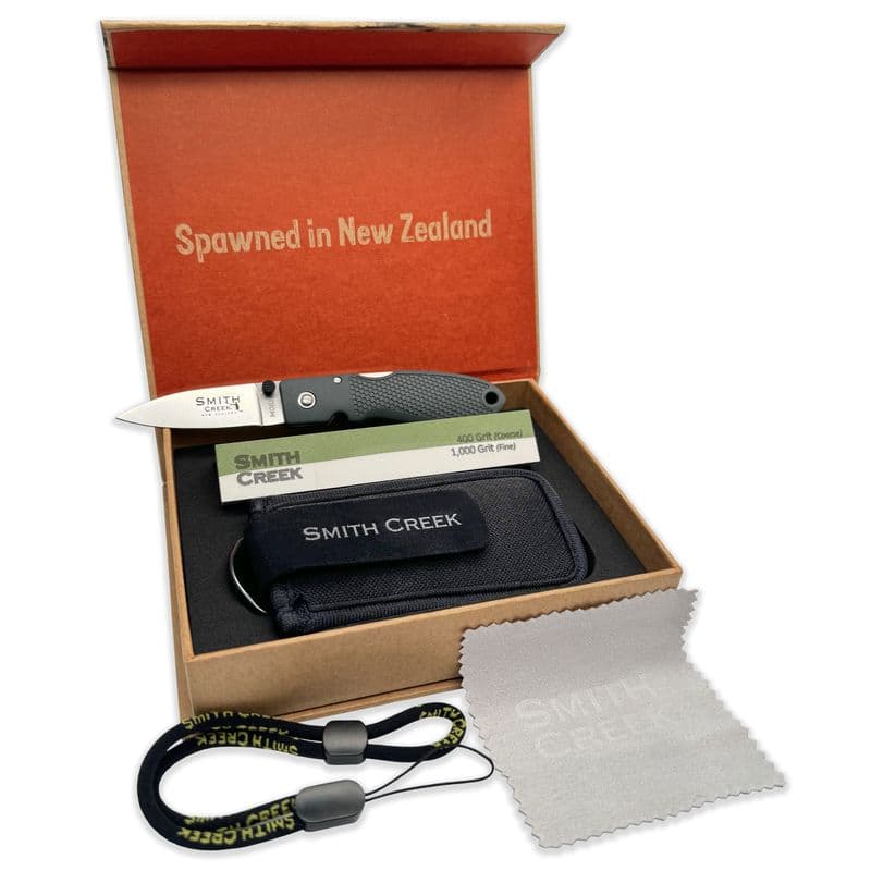 Pike Tooth Folding Knife Kit Slate Grey view 2