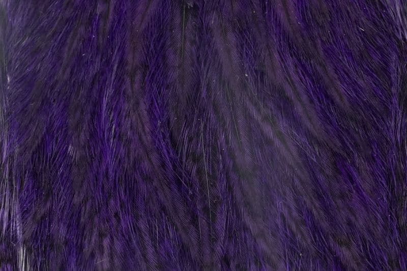 Coq de Leon Hen Cape Speckled dyed Purple view 1