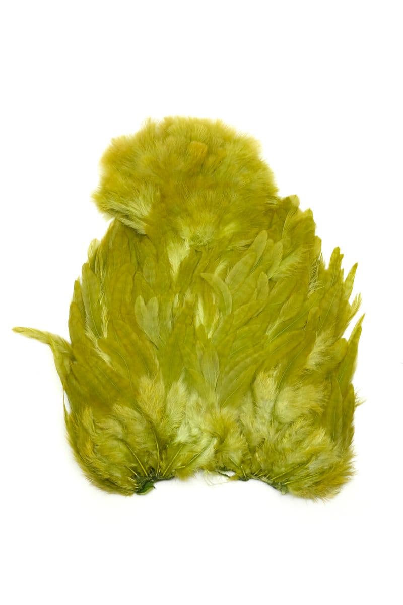 Whiting Rooster SH/C White dyed Olive view 2