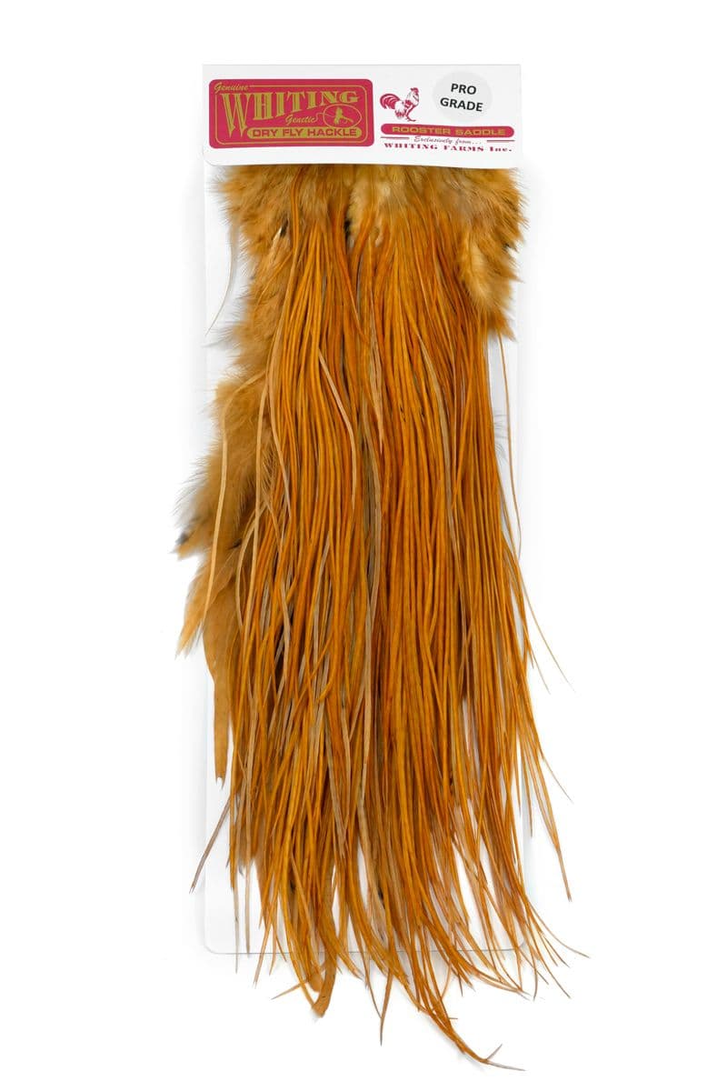 Whiting Pro Grade Saddle White dyed Med. Ginger view 3