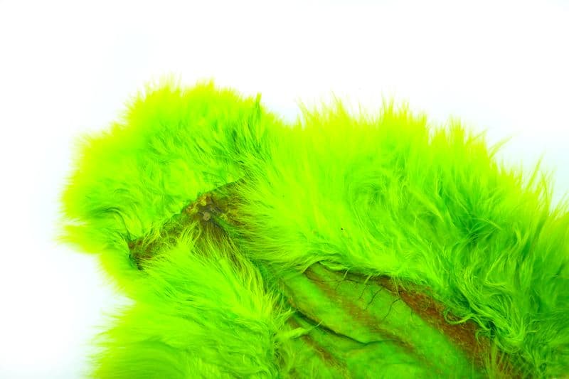 Spey SH/C White dyed Fl. Green Chartreuse view 1