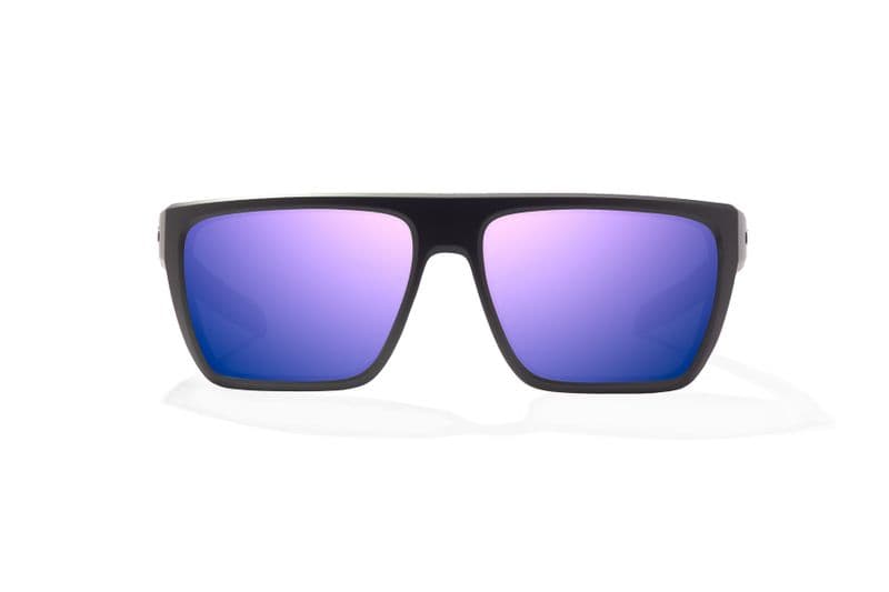 Zapata Black Matte Violet Mirror Glass