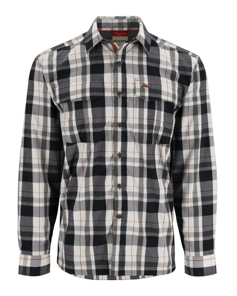 ColdWeather Shirt Gunmetal Logan Plaid view 1