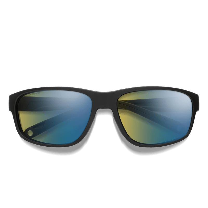 Redding 2 Matte Black Polarchromic Yellow Blue Mirror