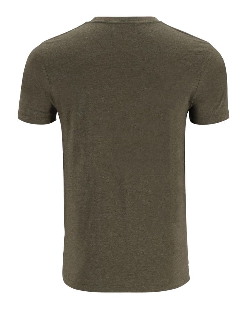 Simms Logo T-Shirt Loden Heather view 2
