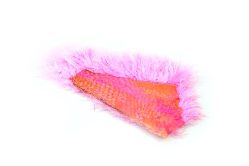 Mini Bird Fur White dyed Shell Pink view 4
