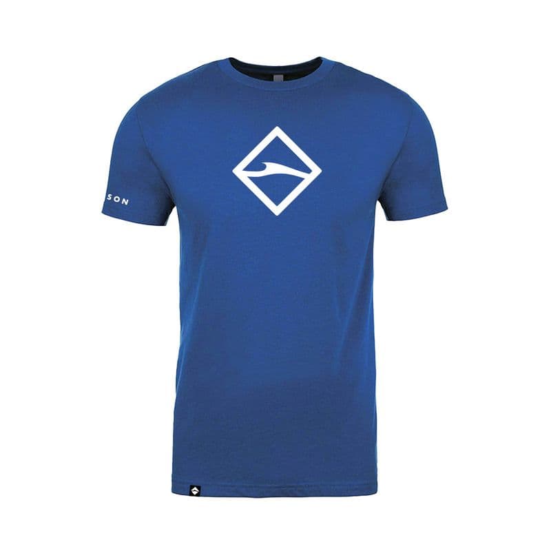 Diamond Logo T-shirt Heathered Blue - Medium