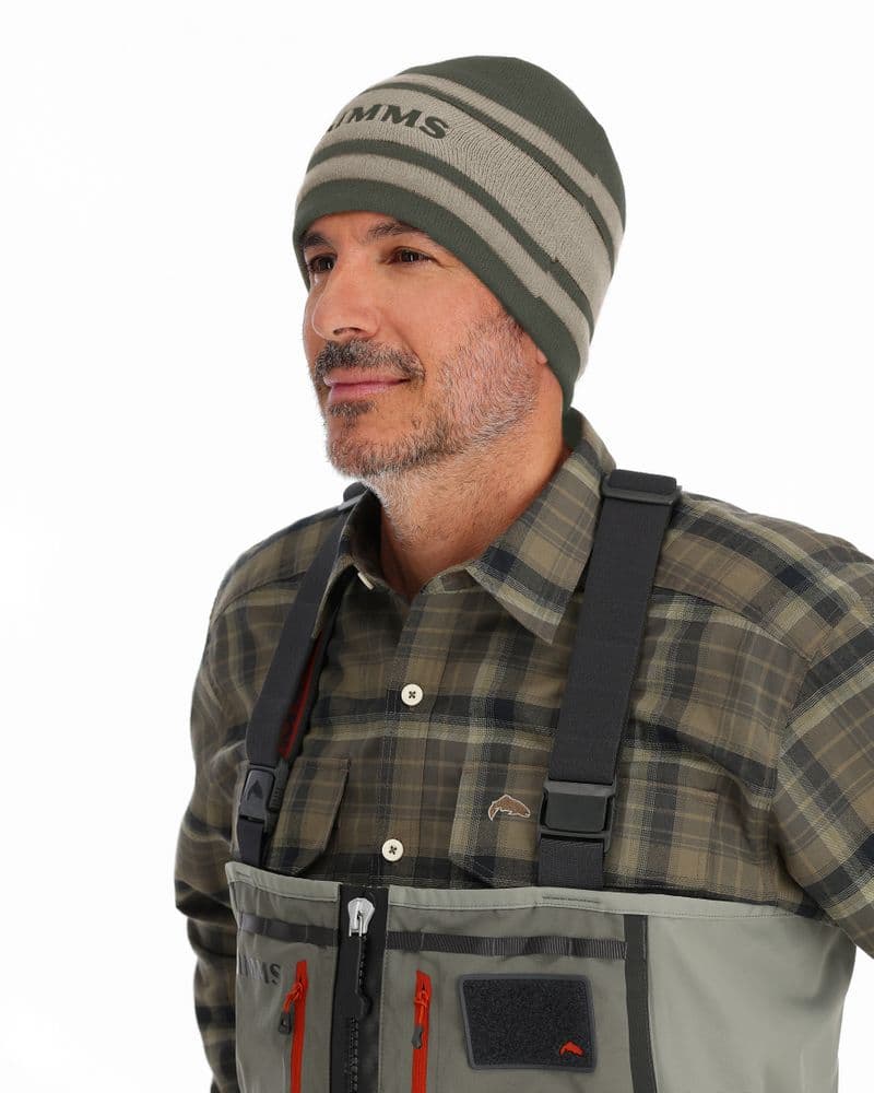 Hayward Wool Beanie Dark Olive view 5