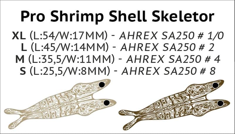 Shrimp Shell Skeletor LTan/Clear