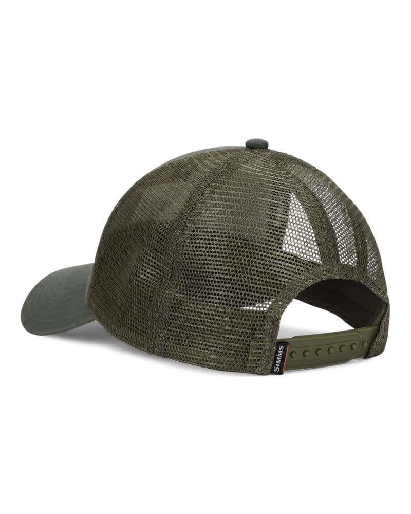 Trout Icon Trucker Smokey Olive view 2