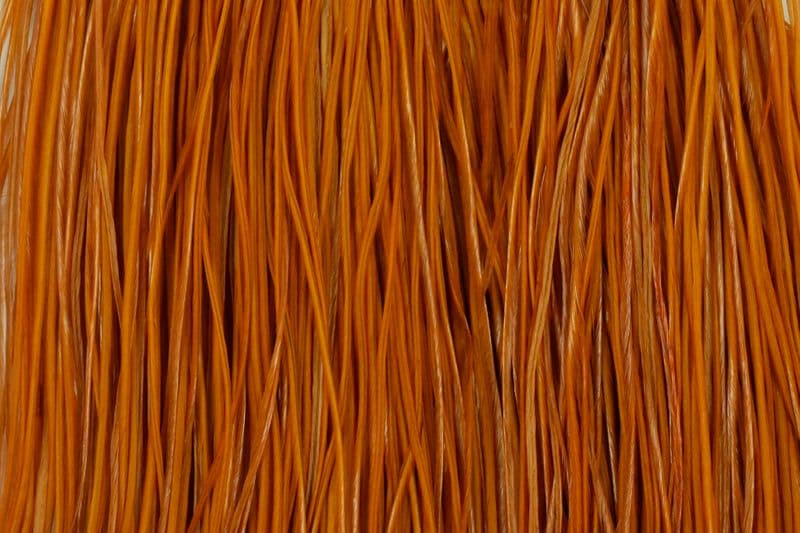 Whiting Pro Grade Midge Saddle White dyed Golden Brown view 1