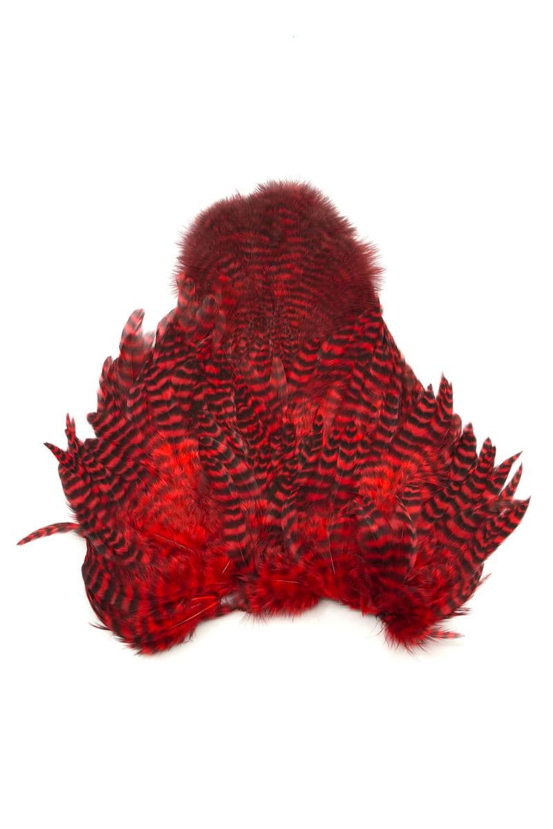 Whiting Rooster SH/C Grizzly dyed Red view 2