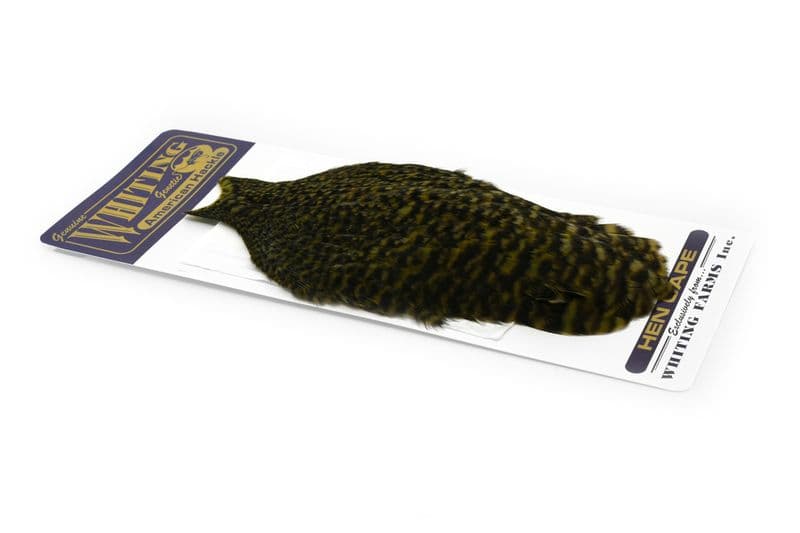 American Hen Cape Grizzly dyed Dark Olive view 2