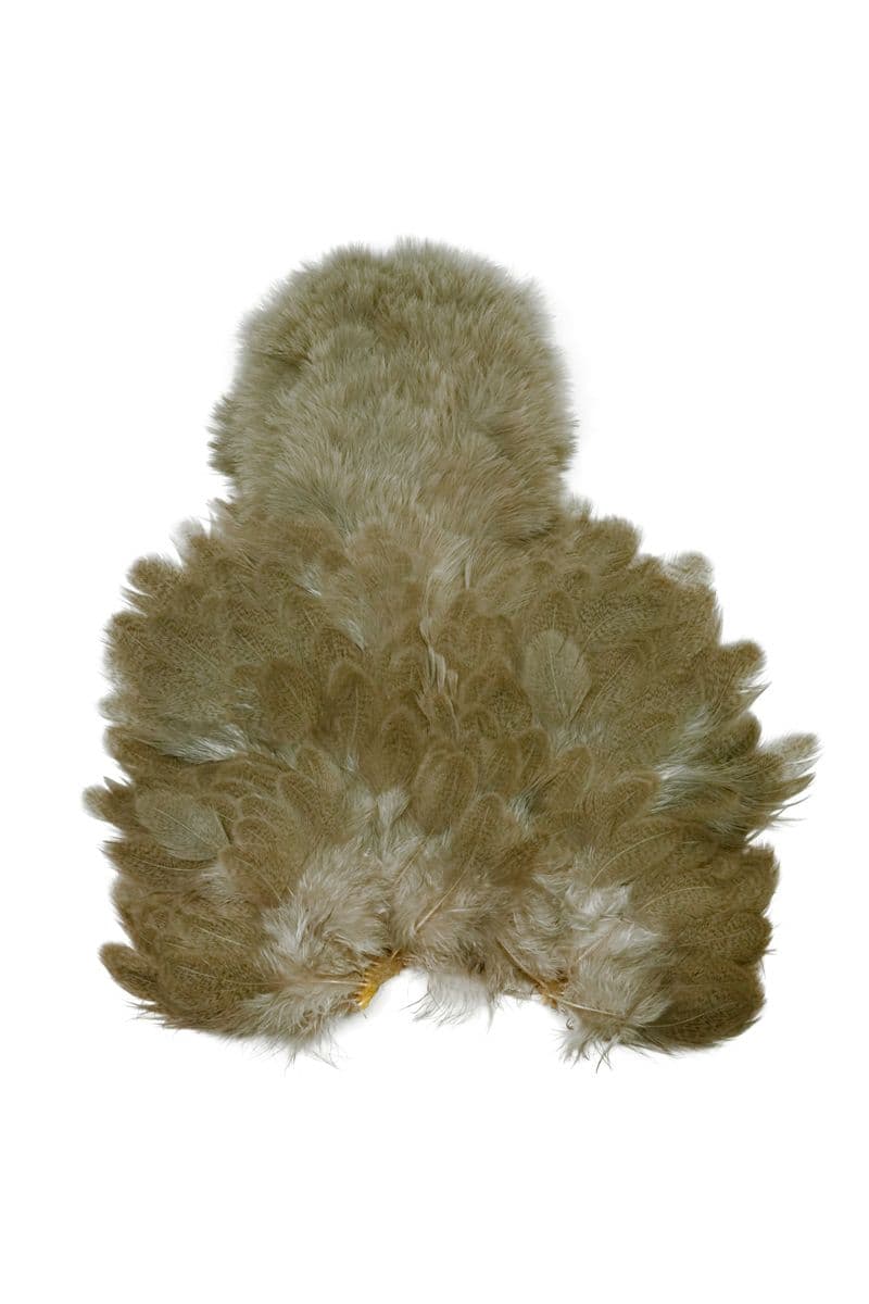 Brahma Hen SH/C Mottled Grey dyed Tan view 3