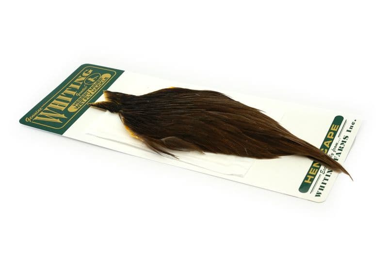 Hebert Hen Cape Dark Brown Dun view 2
