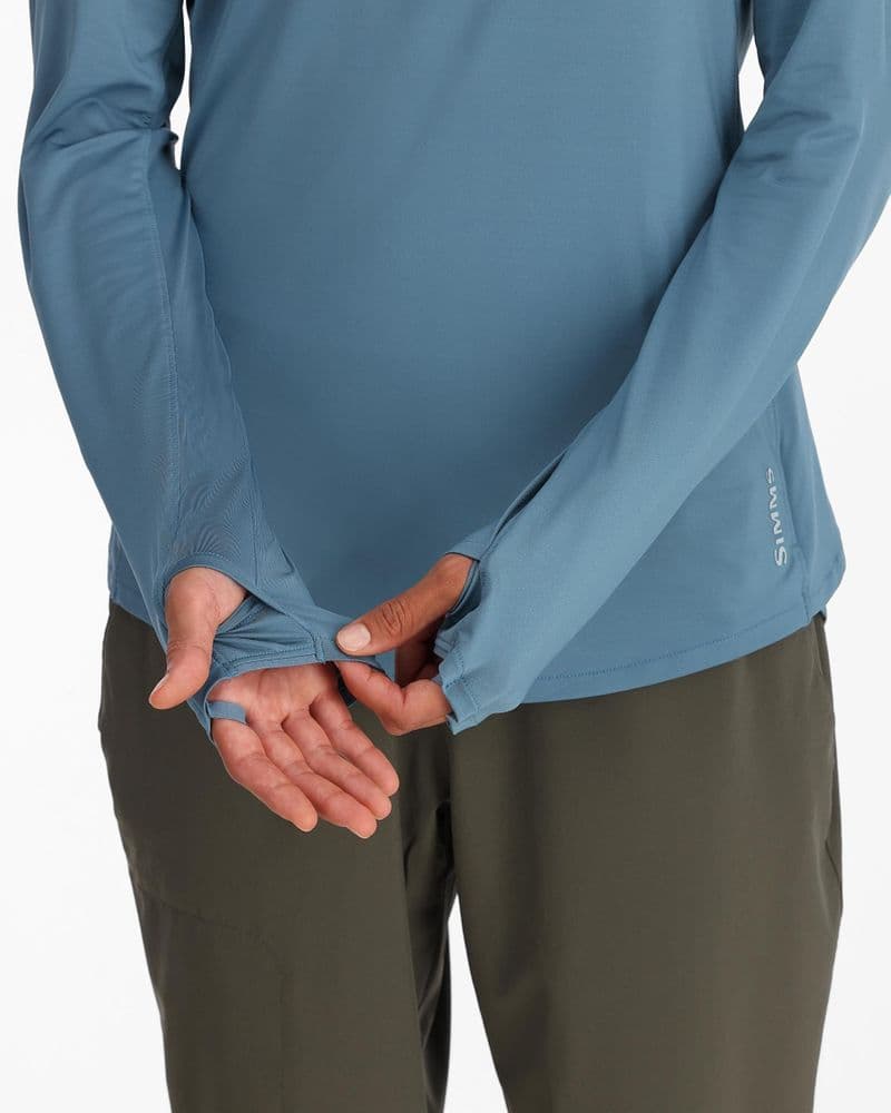 Wms BugStopper SolarFlex Hoody Neptune view 1