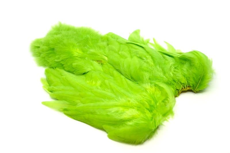 Whiting Rooster SH/C White dyed Insect Green view 1