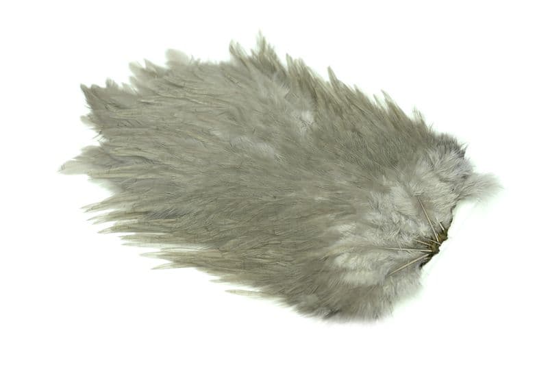 4 B's Rooster Saddle White dyed Medium Dun