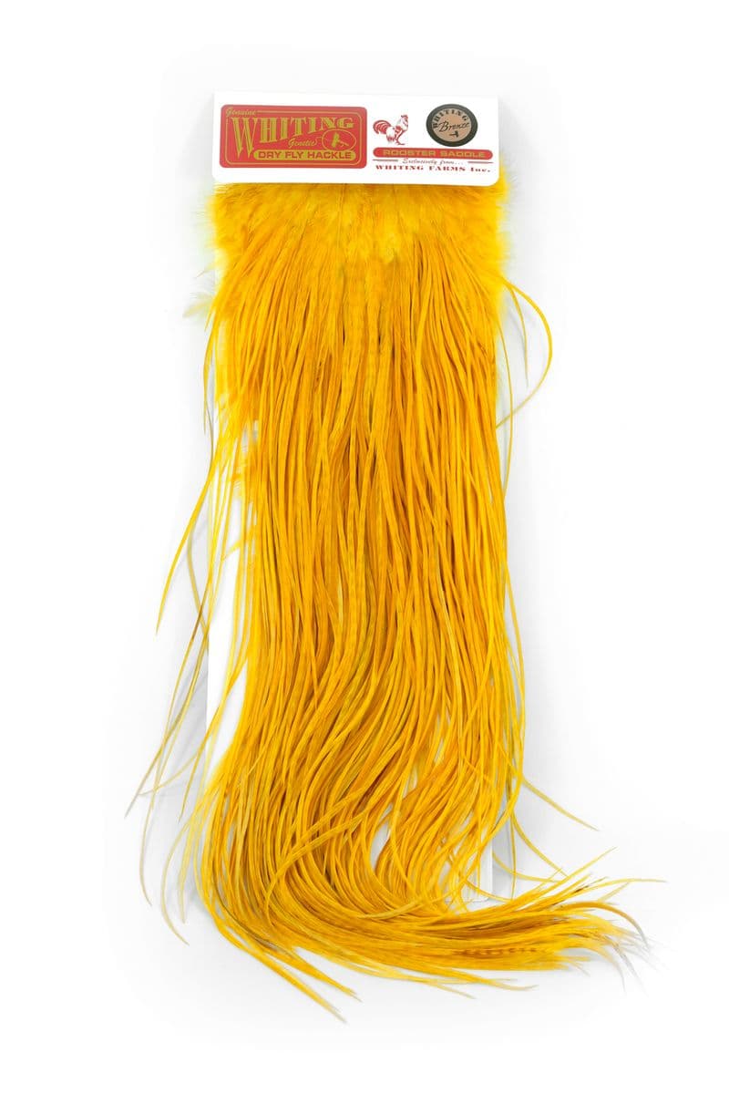 Whiting Silver Saddle White dyed Golden Straw view 3
