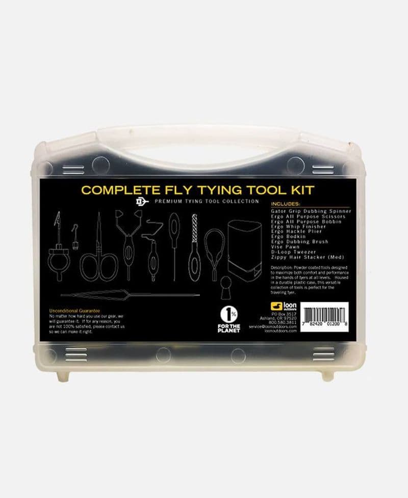 Complete Fly Tying Tool Kit - Black view 4