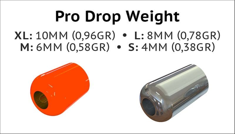 Drop Weights M 6mm Copper view 3