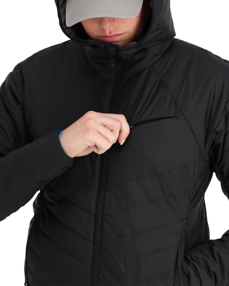 Wms Fall Run Hoody Black view 1
