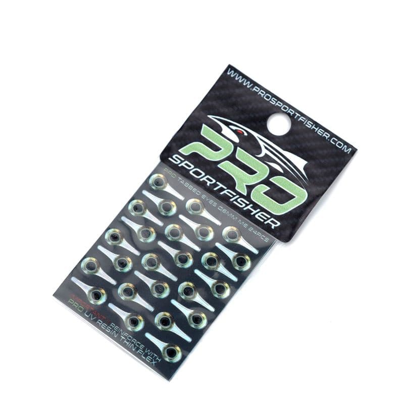 3D Tabbed Eyes Silver/Yellow 8mm view 2