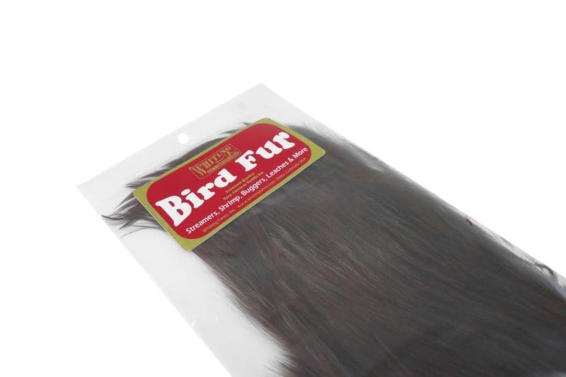 Bird Fur White dyed Coachman Brown view 4