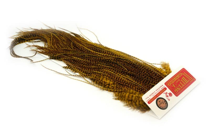 Whiting Bronze Saddle Grizzly dyed Golden Olive view 2