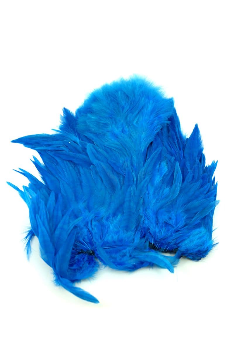 American Hen SH/C White dyed Kingfisher Blue view 3