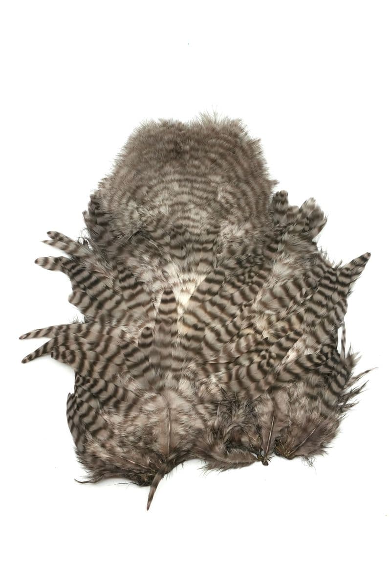 Whiting Rooster SH/C Grizzly dyed Heron Grey view 2