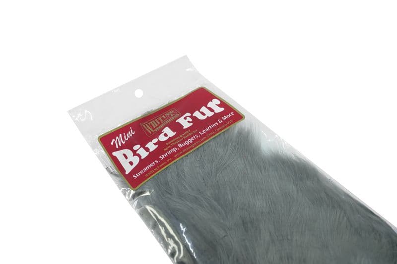 Mini Bird Fur White dyed Medium Dun view 4