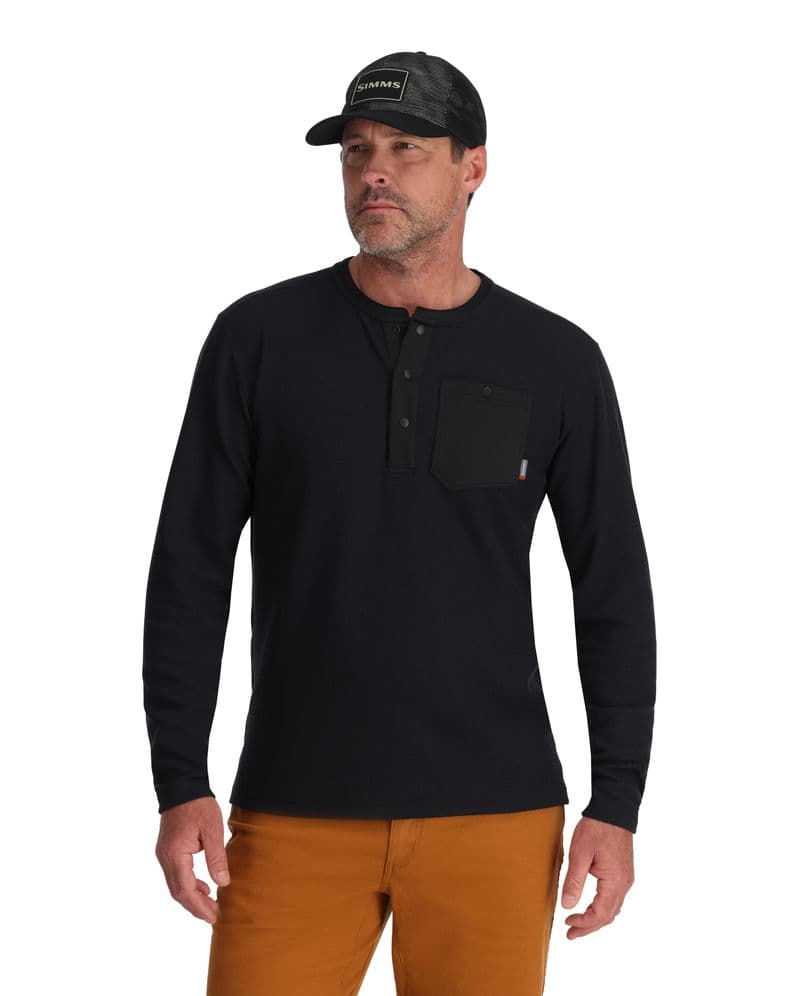 Highline Henley Black view 4