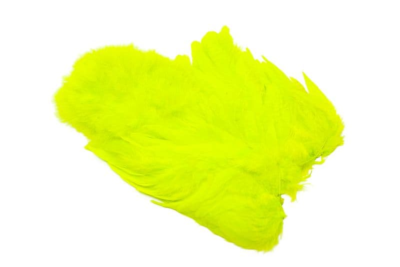 Whiting Rooster SH/C White dyed Fl. Yellow Chartreuse view 1