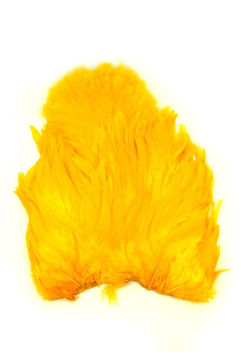 Whiting Rooster SH/C White dyed Golden Yellow view 3