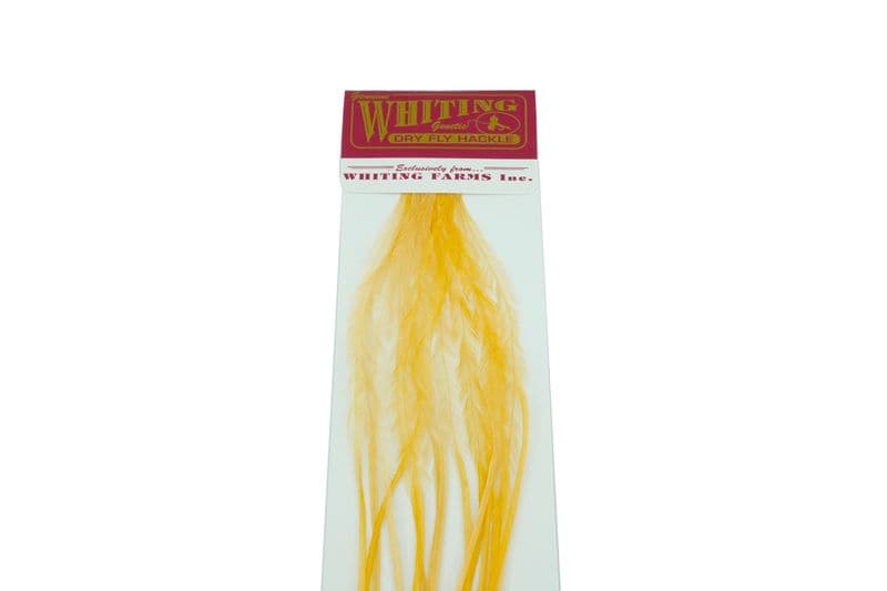 Whiting 100 Pk Size 16 White dyed Golden Straw view 4