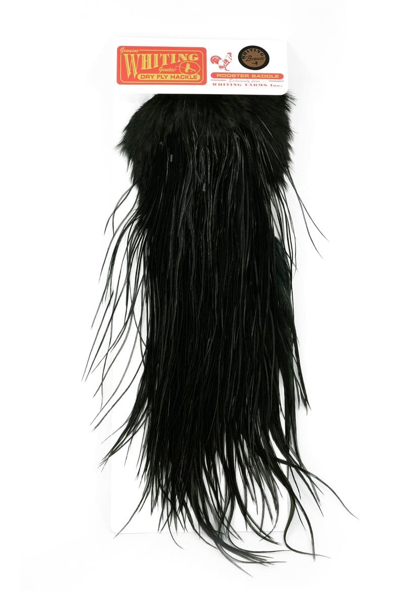 Whiting Bronze Midge Saddle Black view 3