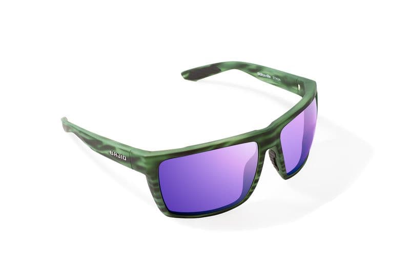 Stiltsville Green Stripe Matte Violet Mirror PC view 2