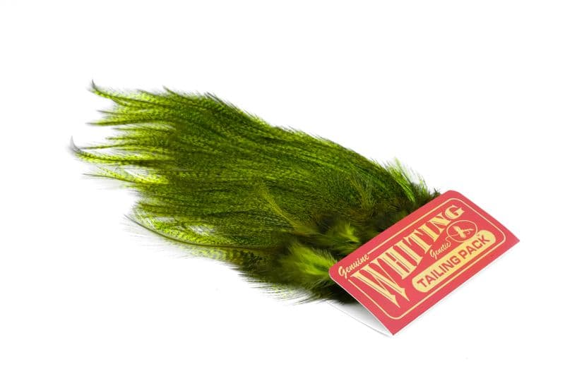 CDL Euro Nymph Tailing Pack Pardo dyed Fl Green Chartreuse view 1