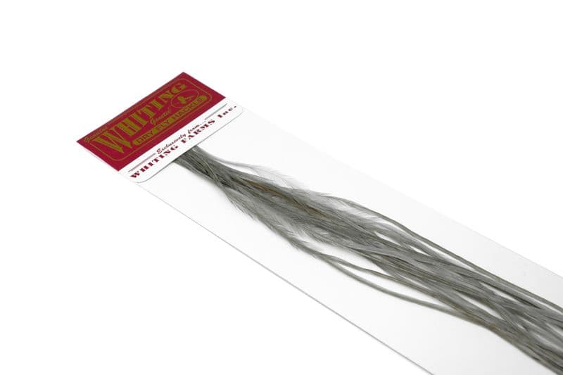 Whiting 100 Pk Size 16 Grizzly dyed Medium Dun view 3