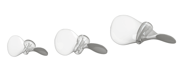 Propellers M (13mm) Clear view 3